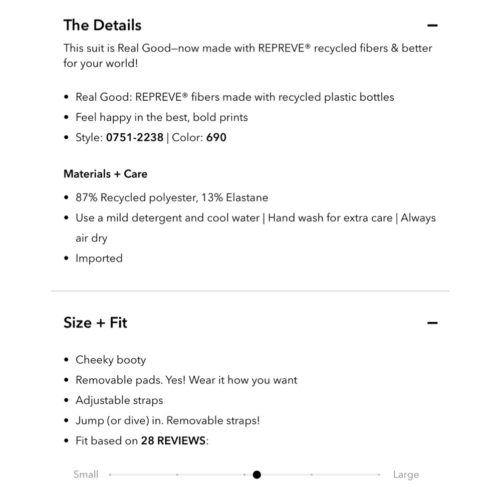 🆕 [aerie] triple knot floral one piece swimsuit - Picture 14 of 16